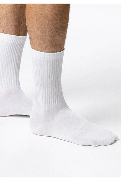 Esinti Κάλτσες τένις Κορδόνι Λευκές Unisex Κάλτσες τένις 4 τεμαχίων