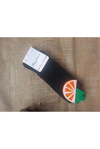 HAPPY COLORS SOCKS Happy Colors Kız Çocuk Diz Altı Limonlu Çorap