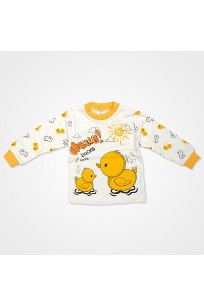 Okçu Supermini Hello Ducks Baby Pajama Set