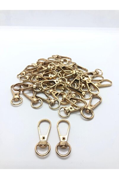 Aklar Çanta 20 Adet 1 Cm Yay Kanca Layt Anahtarlık Halkası