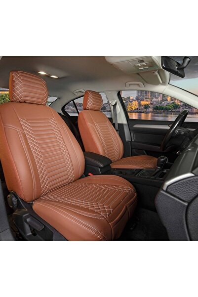 Generic Brand غطاء مقعد سيارة من الجلد الفاخر لسيارة Audi Q5 طقم أمامي/خلفي ح...