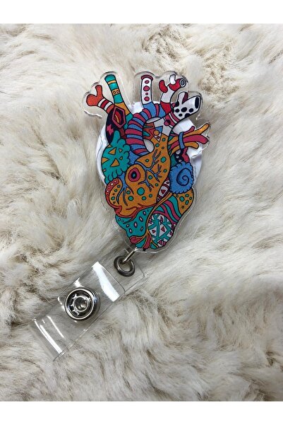 Hediyebum Αυθεντική θήκη για κάρτα Yoyo με μοτίβο καρδιάς