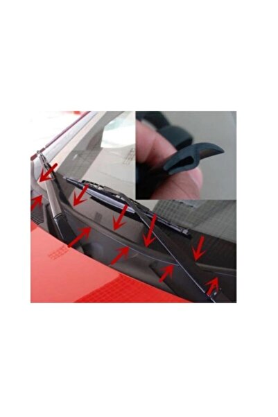 CONTACALL Ön Cam Dış Panel Mühür Fitili Araç Ön Kaput Su Engelleyici Fitil Bütün Araçlara Uygundur