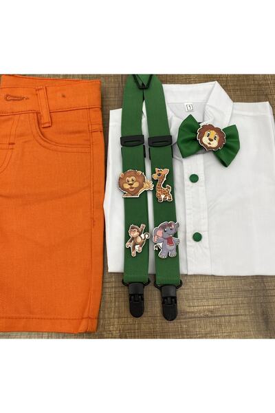 MFS Askı Papyon Şort Kısa Kol Gömlek