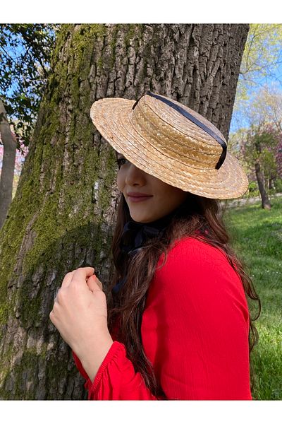 laviyonsa Tie-Up French Model Straw Hat
