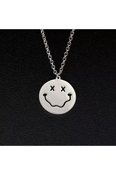 Köstebek Nirvana Smiley Necklace