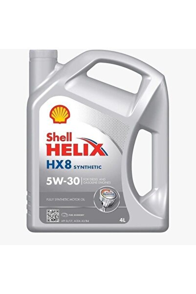 SHELL Helix Hx8 Synthetic 5w30 %100 Sentetik Motor Yağı 4lt