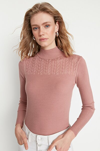 Trendyol Collection Pullover - Rosa - Regular Fit