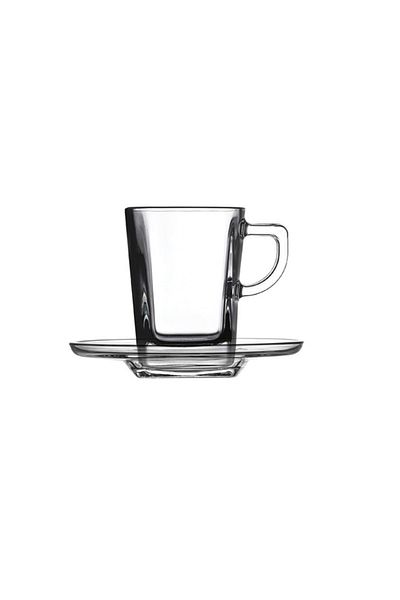 Paşabahçe Carre Espresso and Coffee Cup Set 72 Cc for 6 People - 95754