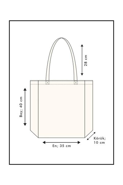 Manuka Max Depree Classic STD bedruckte Canvas-Einkaufstasche mit Zwickel