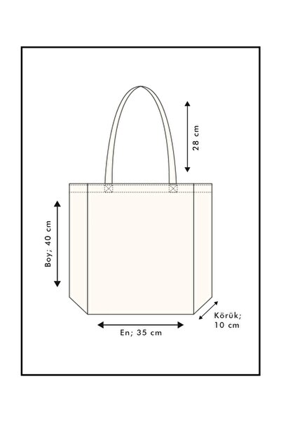 Manuka Bedruckte Canvas-Einkaufstasche mit Seitenfalten It Is Ok