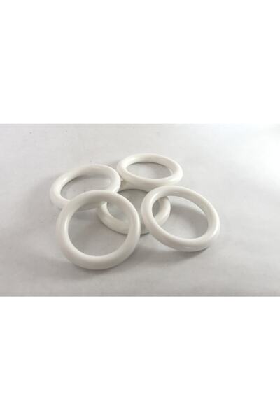 ETAB Rustic Curtain Ring White -10 Pieces