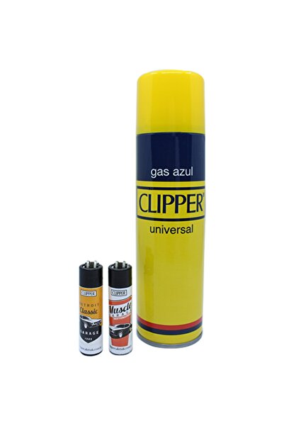 Clipper Desenli Gazlı Çakmak Ve Gaz Ajans2646958