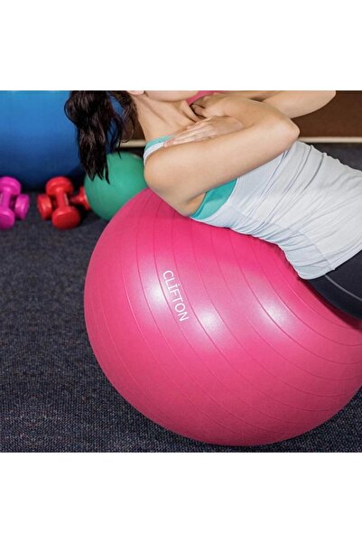 Clifton Pilates Topu 65 Cm Pembe + Pompa
