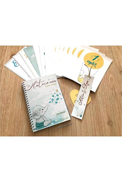 Şahsi Yayımlanan Kitap Hamilelik Ve Anne Bebek Günlüğü / Bebek Anı Defteri / ...