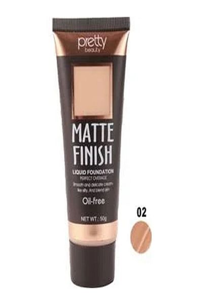 Pretty Beauty كريم أساس غير لامع Finish-01