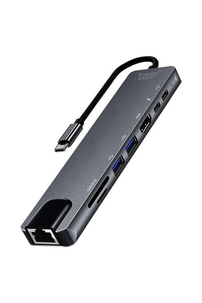 Buff Labs Buff Type C Usb 8 In 1 Hub Çoklayıcı Adaptör