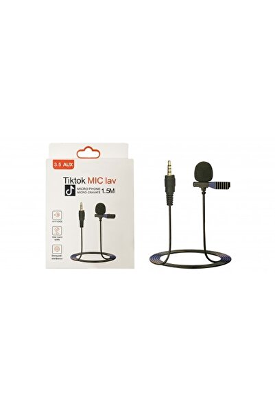 Platoon Kamera Tablet Telefon Uyumlu Yaka Mikrofonu