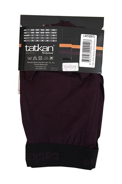 tatkan Navy Blue Textile Men's Boxers Modal Cotton Claret Red