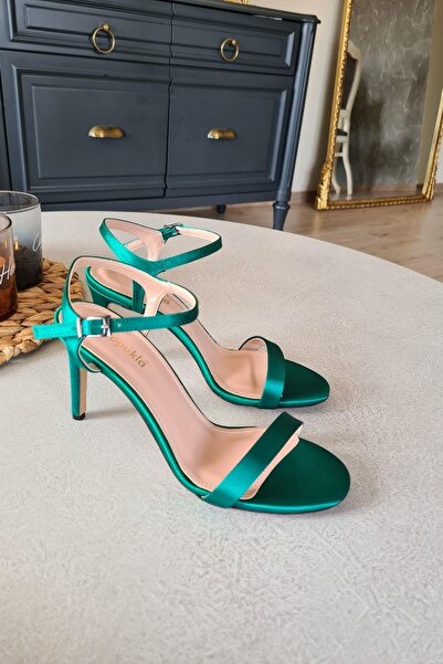 Topukla Footwear 036 1100 Kadın Saten Tek Bant Abiye Ayakkabı