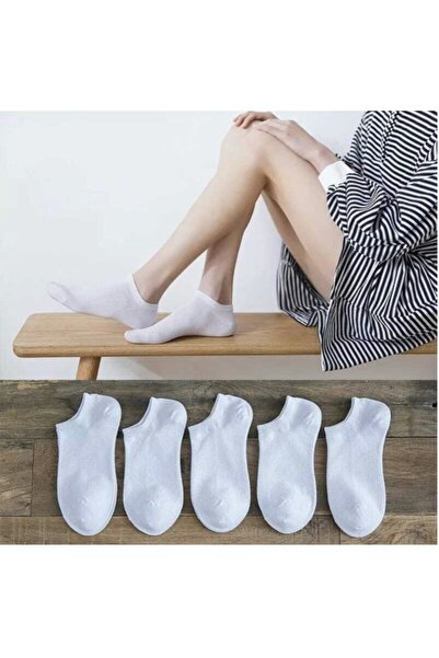 DM DEL MORE SOCKS 4-пакет бели чорапи до глезена 4 чифта