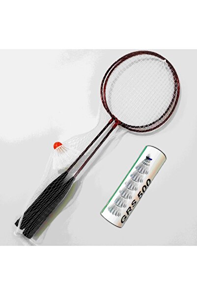 SLİPT Badminton Seti 2 Raket 6 Top