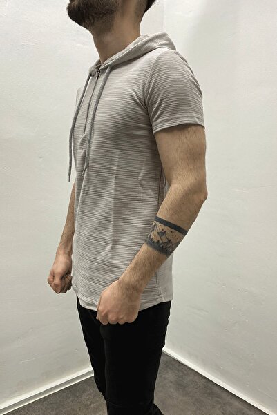 İnsane Minds Ανδρικό μπλουζάκι με κουκούλα στενή εφαρμογή