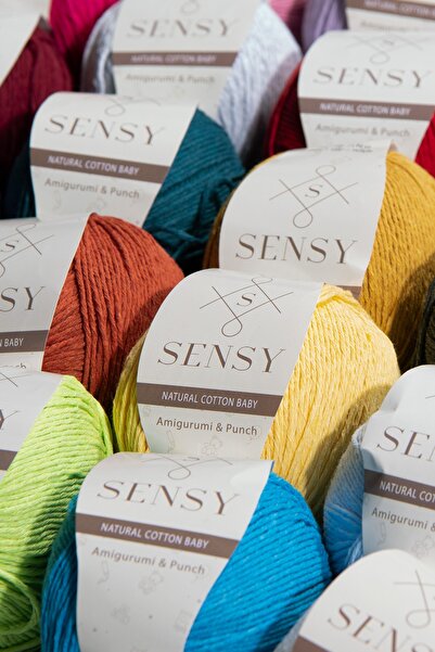 SENSY Premium Amigurumi Ipi Punch (PANÇ) Baby Soft Cotton 50 gr Örgü Ip Portakal