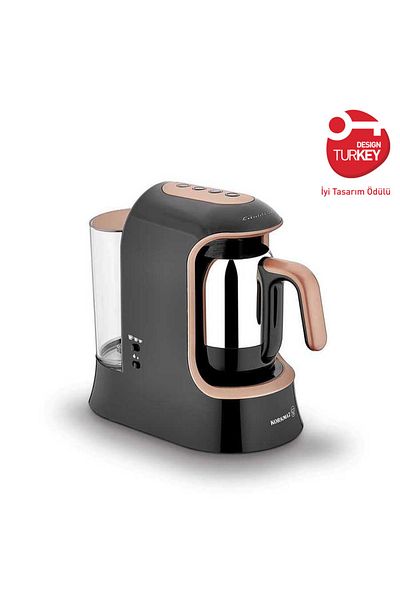 KORKMAZ Kahvekolik Agua Automatic Coffee Machine A862-02 Black/rosegold