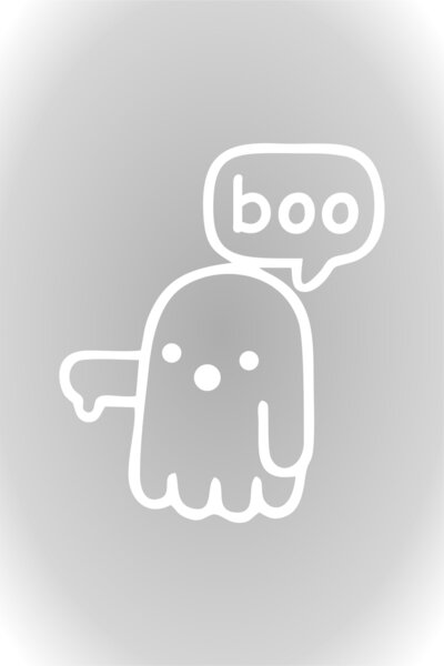 esticker 20 X 17 Cm Ghost Ghost Boo Sticker Auto Glass Sticker Car Sticker