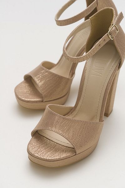 Luvi 08k15 Janjanli Rose Damen-Schuhe mit Absatz