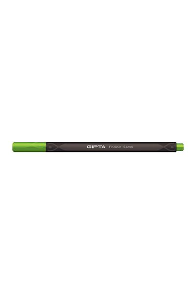 Gıpta Fineliner Pen 0.4 mm -cardboard Case-triangle-dark Green
