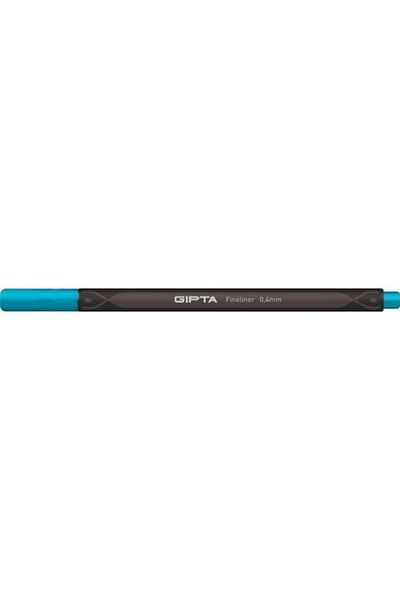 Gıpta ' Fineliner Pen 0.4 Mm - Cardboard Box-triangle-turquoise