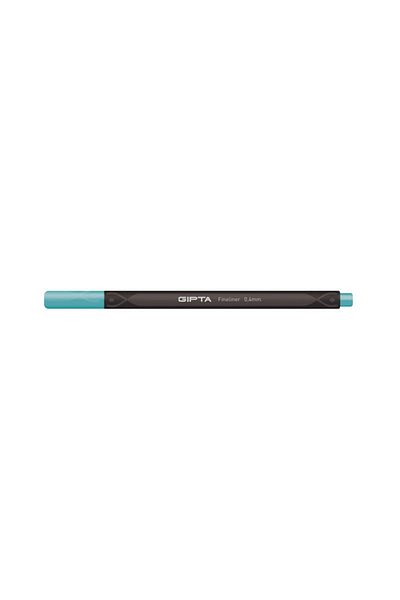 Gıpta Fineliner Pen 0.4 Mm - Cardboard Box - Triangle-Light Blue