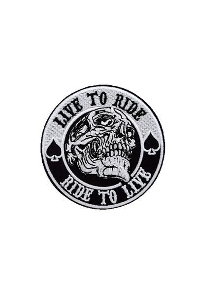 X-SHOP Lıve To Rıde Motorcu Patches Arma Peç Kot Yaması