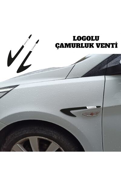 Lazer Store Citroen Nemo Çamurluk Venti Parlak Siyah (logolu)