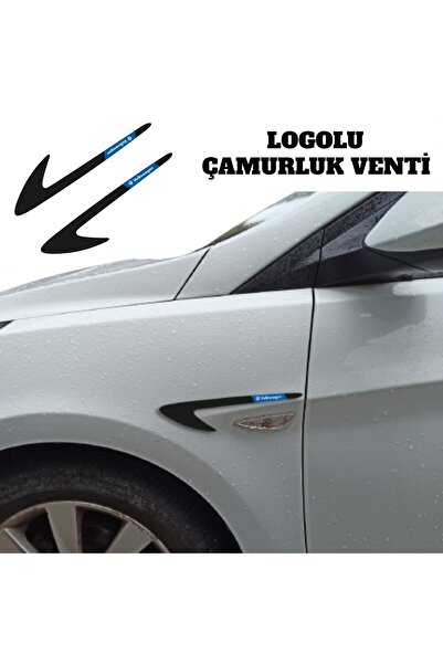 Genel Markalar Volkswagen Jetta Çamurluk Venti Parlak Siyah (logolu)