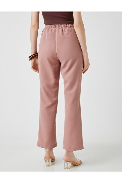 Koton Bol Paça Pantolon Cepli Beli Bağlamalı