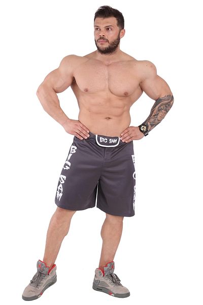Big Sam Scorpion Anthracite Mma Shorts 1416
