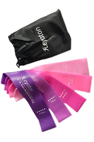 Leyaton Pilates Yoga Lastiği 5'li Aerobik Bandı