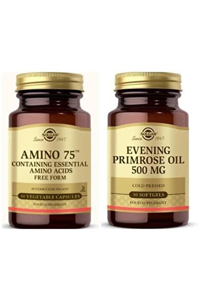 Solgar Amino 75 (essential Amino) 30 Kapsül+ Evening Primrose 500 Mg 30 Kapsül
