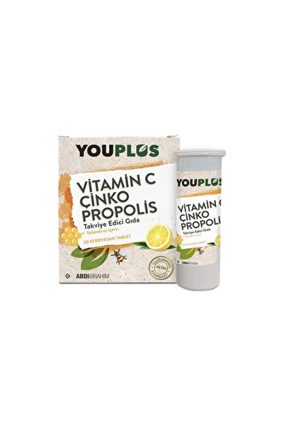 Solgar Vitamin D3 1000 Iu 100 Kapsül + You-plus Vitamin C Çinko Propolis 20 Efervesan Tablet