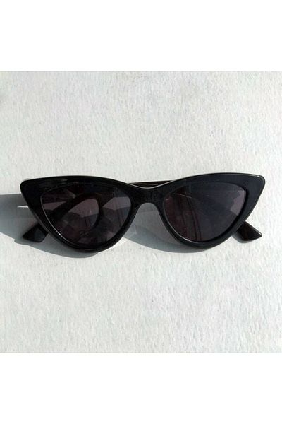 Miniso Thin Cat Frame Sunglasses Black
