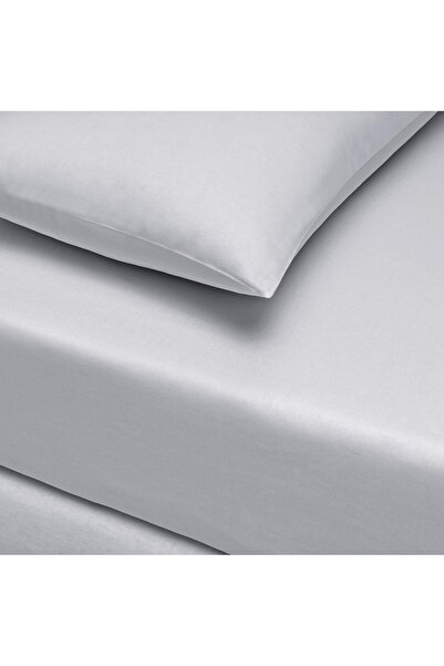 Taç Basic Lastikli Tek Kişilik Çarşaf Seti Gri 120x200 Cm