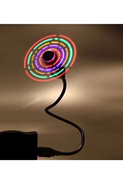 Hazar Led Mini Usb Ledli Renkli Fan, Mini Usb Vantilatör