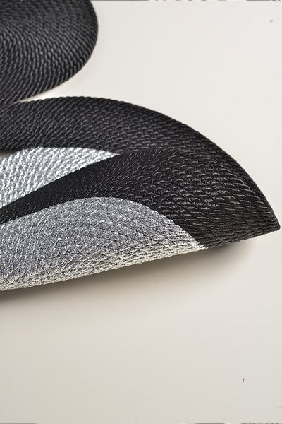 Natural Dowry Endless Black Washable Polyp Wicker Rope Living Room Dining Table Coffee Table Kitchen Cloth Runner