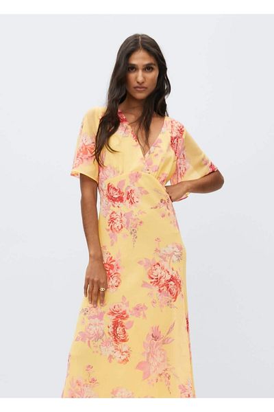 MANGO Rochie cu imprimeu floral