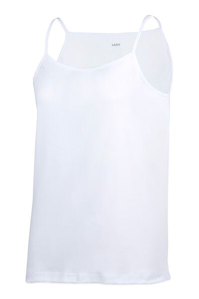 GRSN Γυναικείο εσώρουχο 6 τεμαχίων λευκό 100% βαμβακερό μαλακό αναπνεύσιμο λεπτό σχοινί με λουράκι