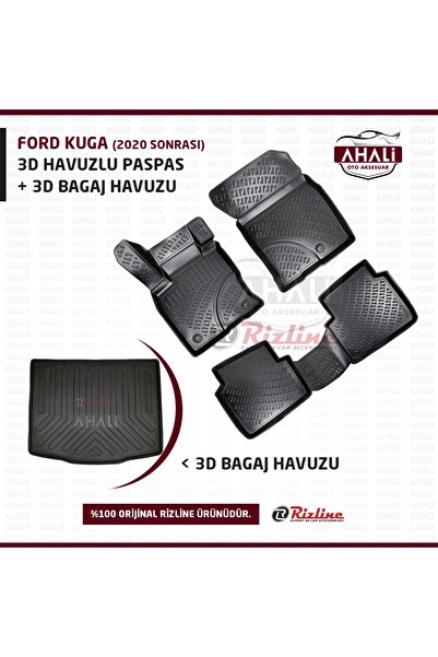 Rizline Ford Kuga 2020 Sonrası 3d Havuzlu Paspas Ve Bagaj Havuzu