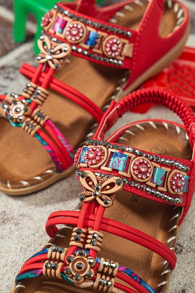 Khayt Cindy Anatomical Fashion Stoned Children's Sandals